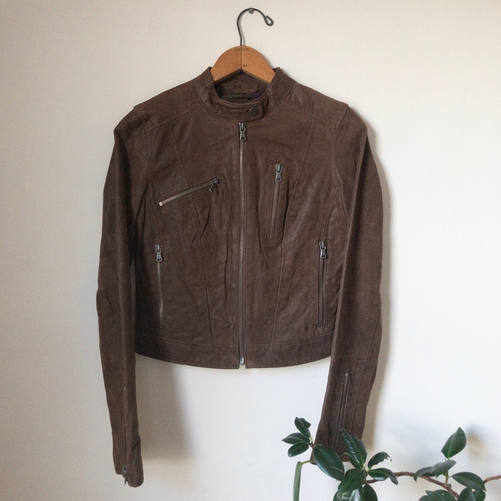 Levi’s Cropped Genuine Leather Women’s Jacket XS
